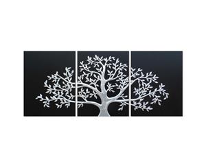 3D Tree Wall Art Curly Magical Tree Silver Rasin 3 in 1 Combo Wallpaper Murals