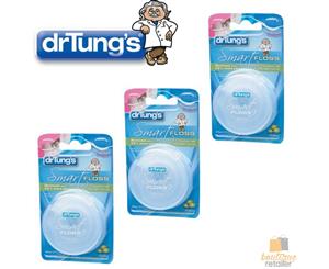 3x Dr Tung's Smart Dental Floss Chemical Free Oral Teeth Care Natural Flosser