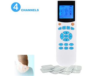 4 Channel TENS Machine EMS Unit Pain Relief Massager
