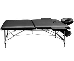 55CM RelaxPro Portable Massage Table Adjustable Aluminium 2-Fold Beauty Therapy Bed Waxing