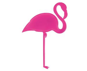 60mm Acrylic Pink Flamingo Brooch