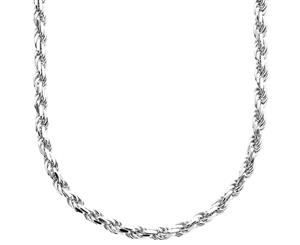 925 Sterling Silver Bling Chain - ROPE DC 4mm