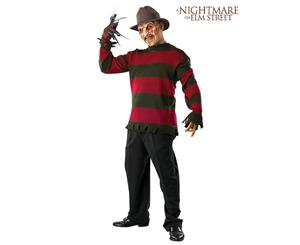 A Nightmare On Elm Street Freddy Krueger Deluxe Adult Sweater
