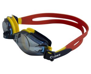 AFL Adults Adelaide Crows Swimming Goggles - Navy/Yellow