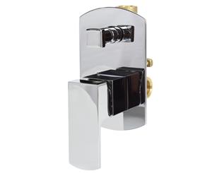 AGUZZO TERRUS Wall Mounted Shower Mixer with Diverter - Polished Chrome