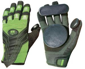 Adrenalin Slide/Downhill Skate Gloves - Green