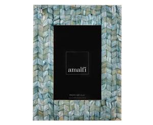 Amalfi Romi Mother of Pearl 4 x 6" Photo Frame 17 x 22cm Green