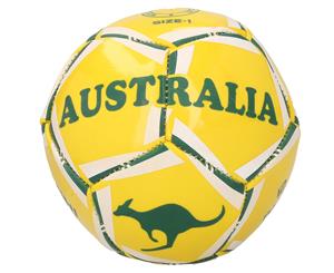 Australia Size 1 Mini Soccer Ball - Yellow/Green
