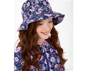 Babes in the Shade - Girl's Pink Daisy Hat UPF 50+
