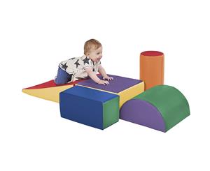 Baby Kids Large Soft Foam Block Indoor Climb Crawl and Slide Safe Foam Playset 5pcs