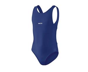Beco Girls Swimsuit Solid Navy