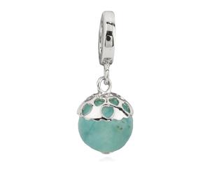 Blue Agate Hanging Charm