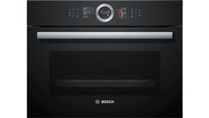 Bosch Series 8 Black Glass Built-in Compact Steam Oven