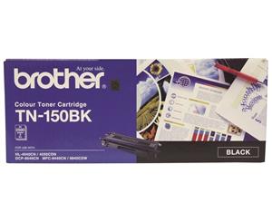 Brother TN150BK Black Toner Cartridge - Estimated Page Yield 2500 pages