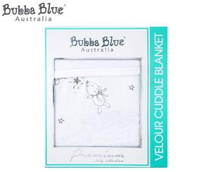 Bubba Blue Velour Bassinet Cuddle Baby Blanket - Wish Upon A Star