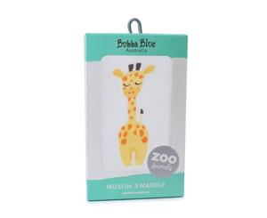 Bubba Blue Zoo Animals Giraffe Muslin Swaddle Wrap