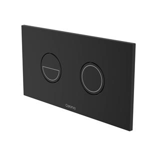 Caroma Black Invisi II Round Dual Flush Plate and Buttons