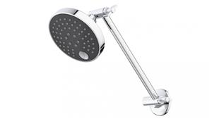 Caroma Pin Multifunction Adjustable Wall Shower - Black