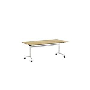 CeVello 1800 x 900mm Silver Frame And Oak Top Flip Table