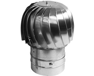 Chimney Flue Cowl Spinner Stainless Steel Plug-in Ventilation Spinning Cowl 150mm diameter