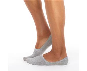 Chusette Women's Best Selling Invisible Socks - Grey Melange
