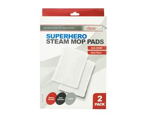 Clean Up Superhero Steam Mop Pads 2pk