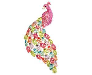 Colorful Peacock Rhinestone Brooches Pin