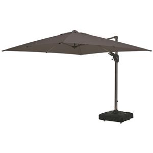 Coolaroo 3m Graphite Melaleuca Square Cantilever Umbrella