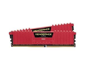 Corsair Vengeance LPX Red 16GB(8GBx2) 2133MHz DDR4 Desktop RAM CMK16GX4M2A2133C13R