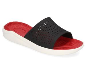 Crocs LiteRide Slide - Black/Red/White