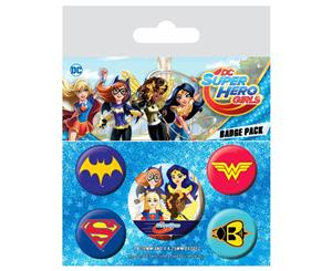 DC Super Hero Girls Logos Badge Pack