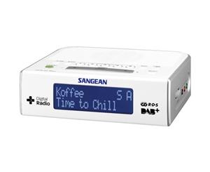 DCR89+ SANGEAN Basic DAB+/ FM Bedside Clock Radio White - Sangean Superior Reception and Sound Quality BASIC DAB+/ FM BEDSIDE CLOCK