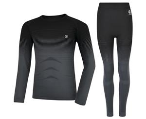 Dare 2b Girls In The Zone Wicking Quick Dry Baselayer Set - Blk Gradient