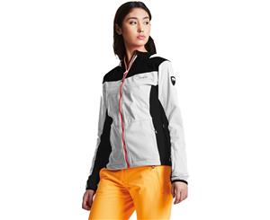 Dare 2b Womens Sovereign Waterproof Softshell Ski Jacket - White/Black