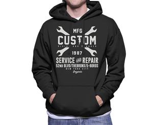 Divide & Conquer Custom Service And Repair Men's Hooded Sweatshirt - Black
