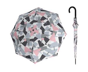 Doppler Fiber Automatic Crush Umbrella Grey - UV