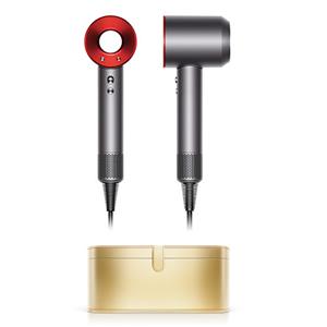 Dyson Supersonic  Red/Iron Hair Dryer with Gold Presentation Case - 323718-01