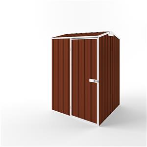 EnduraShed 1.5 x 1.5 x 2.27m Tall Gable Roof Garden Shed - Tuscan Red