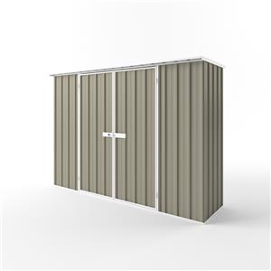 EnduraShed 3 x 0.78 x 2.12m Tall Flat Roof Garden Shed - Stone