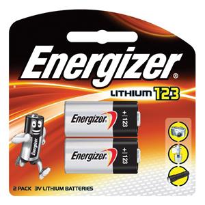Energizer 3V Lithium 123 - 2 Pack