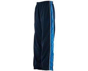 Finden & Hales Mens Contrast Sports Track Pant / Tracksuit Bottoms (Navy/Royal/White) - RW455