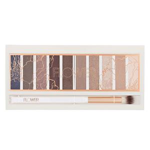 Flower Shimmer & Shade Eyeshadow Palette Cool Natural