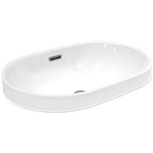 Forme 600 x 400 x 180mm White Eclipse Drop in Basin