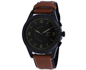 Fossil Men's Hybrid Q Black dial watch - FTW1206