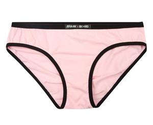 Frank and Beans Underwear Womens Bikini Brief S M L XL XXL - Light Pink
