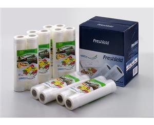 Freshield 6 Twin Pack Vacuum Sealer Roll 8" (20cm x300cm/roll)
