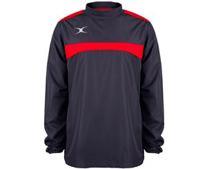 Gilbert Rugby Boys Photon Water Repellent Polyester Sweater - Dark Navy/ Red
