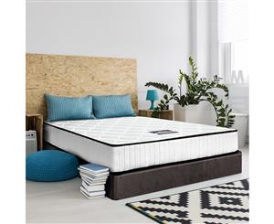 Giselle Bedding Queen Size Bed Mattress Pocket Spring Tight Top Foam 21CM