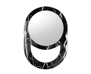 Glammar Unbreakable Salon Mirror Black Marble