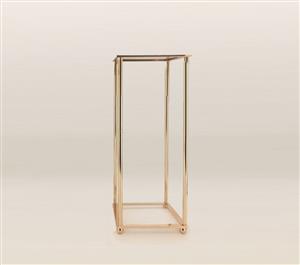 Glamorous Gold Metal Elegant Display Plinth Stand 100cm